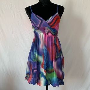 Colorful Marble Dress